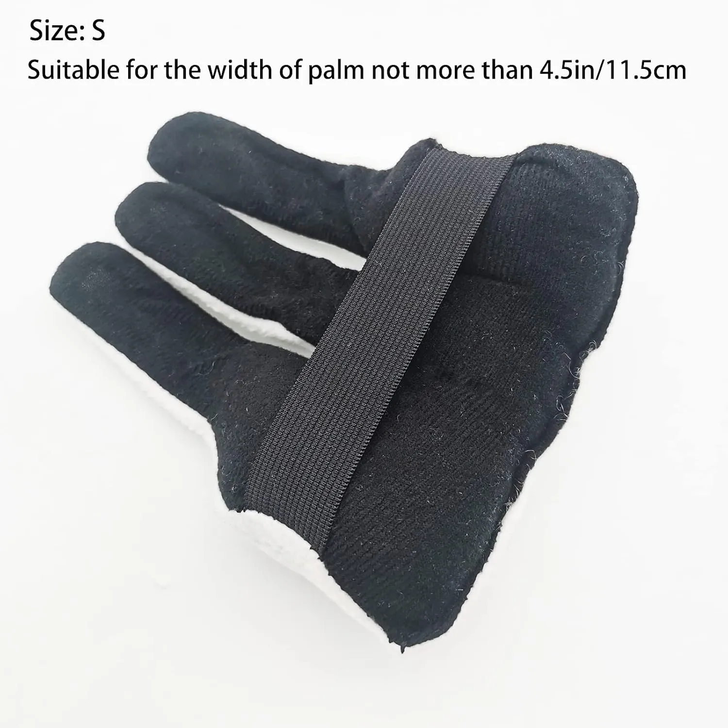 1PC Finger Separator Protection Hand Contracture Cushion Finger Rehabilitation Training Device for Stroke Hemiplegia Elders (S)
