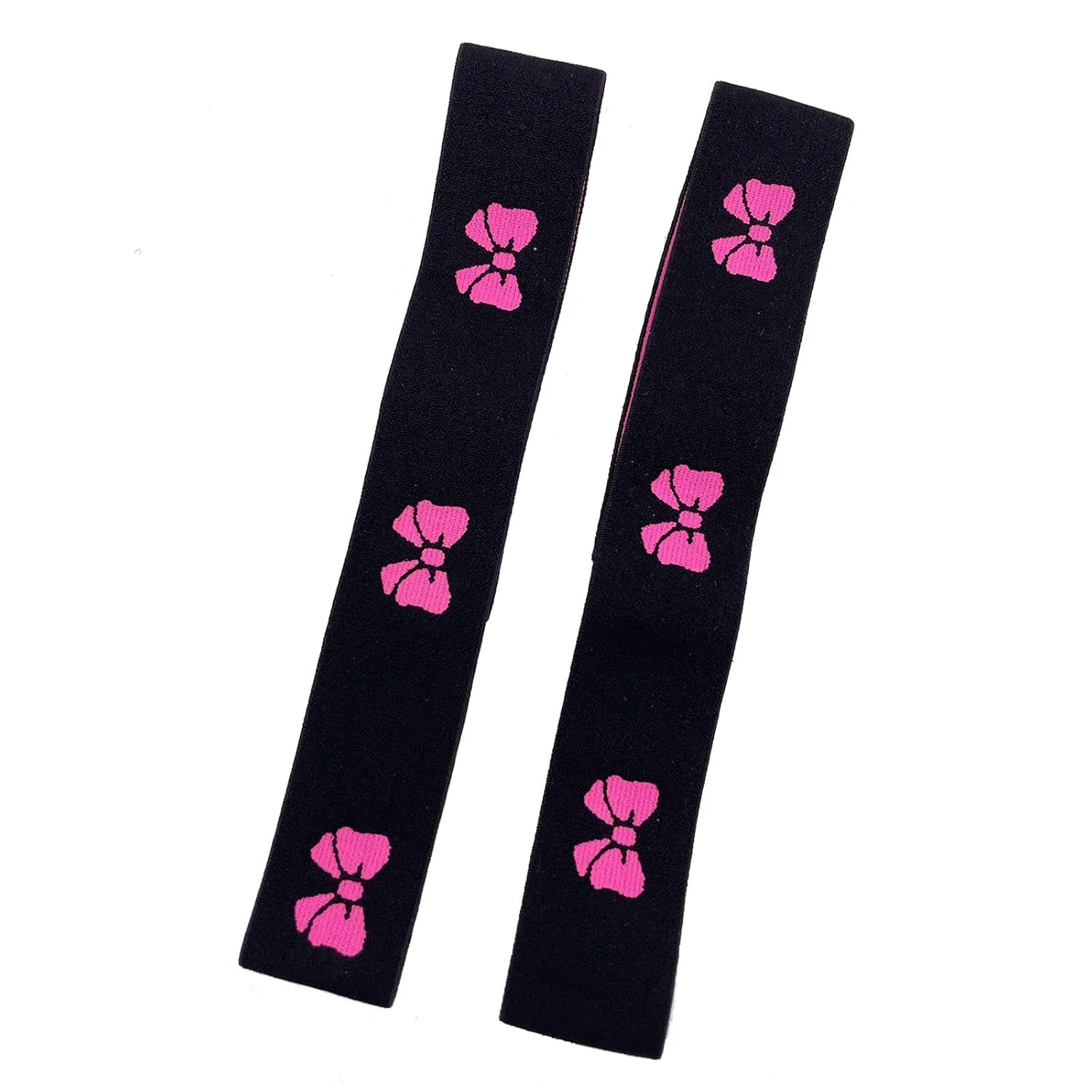 2 Pcs Elastic Bands for Wig, Lace Melting Bow Tie Band, Edge Wrap to Lay Edges (Pack of 2)