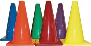 6-Color Set 18" Vinyl Cones
