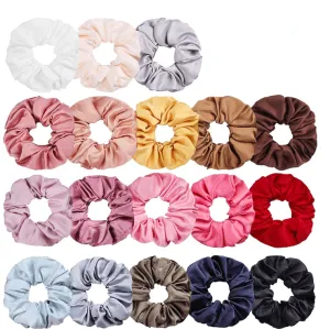 Affordable Solid Velvet Hair Scrunchies