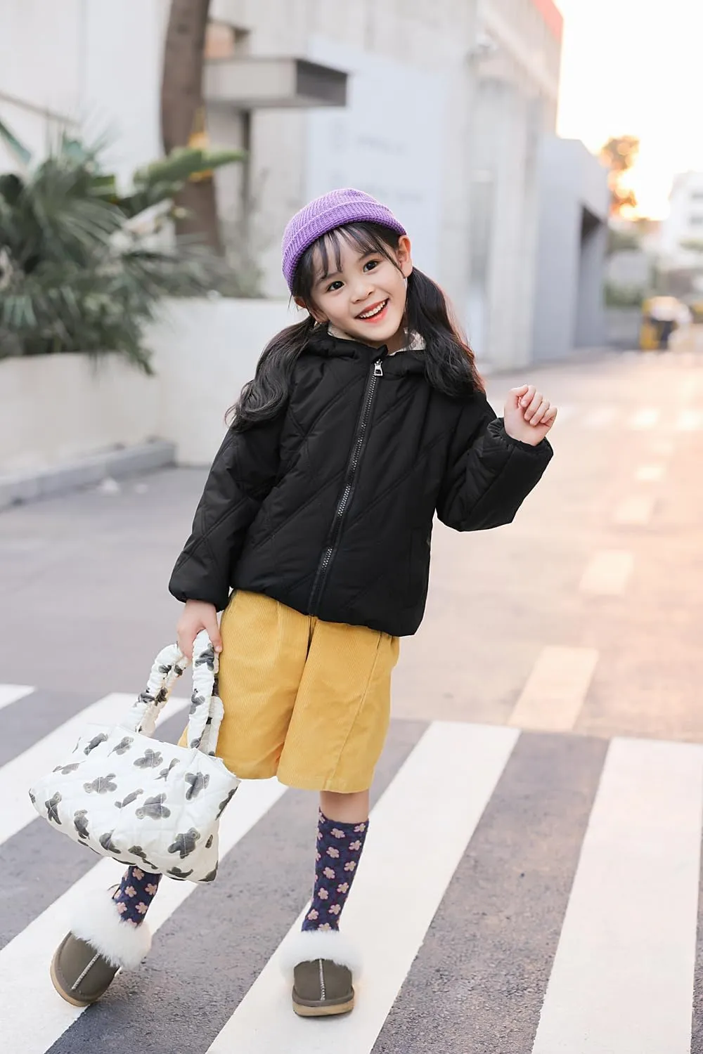 Baby Boys Girls Toddlers Winter Coats Puffer Jacket Hooded Down Snow Jacket Coat Outerwear