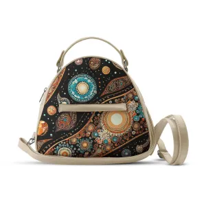 Beige Mini Voyage Backpack Spiral