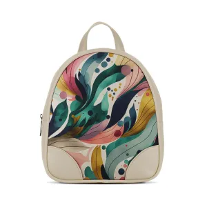 Beige O Mini Backpacks Color Flow