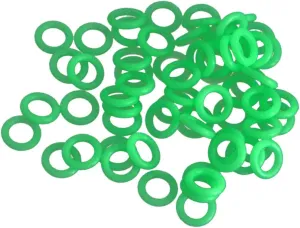 BESPORTBLE 50pcs Tent Stakes Ring Fluorescent Glow in The Dark Tent Ring Tent Nail Rings Tents Accessories