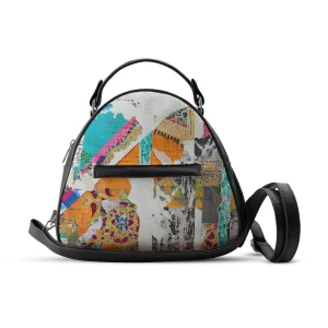 Black Mini Voyage Backpack Cracked