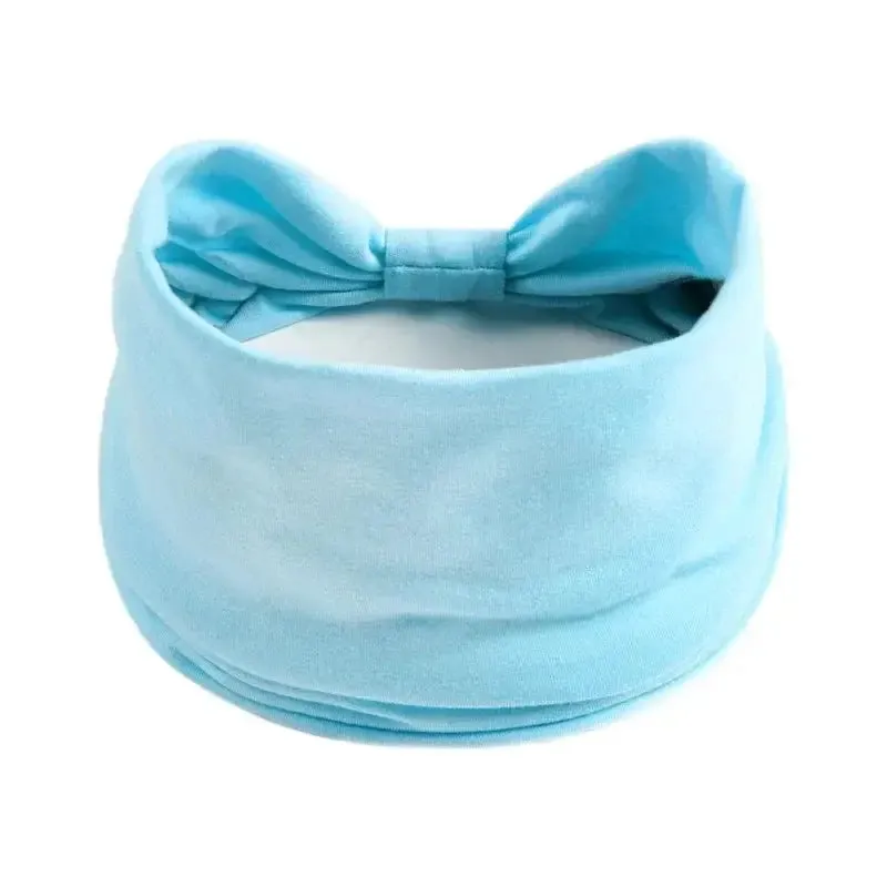 Boho Solid Colour Wide Headbands - Soft, Stylish Hair Accessories for Women and Girls