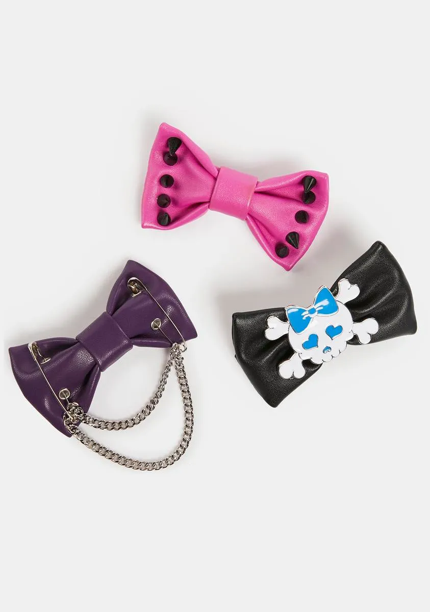 Bonafide Celebrity Bow Hair Clips