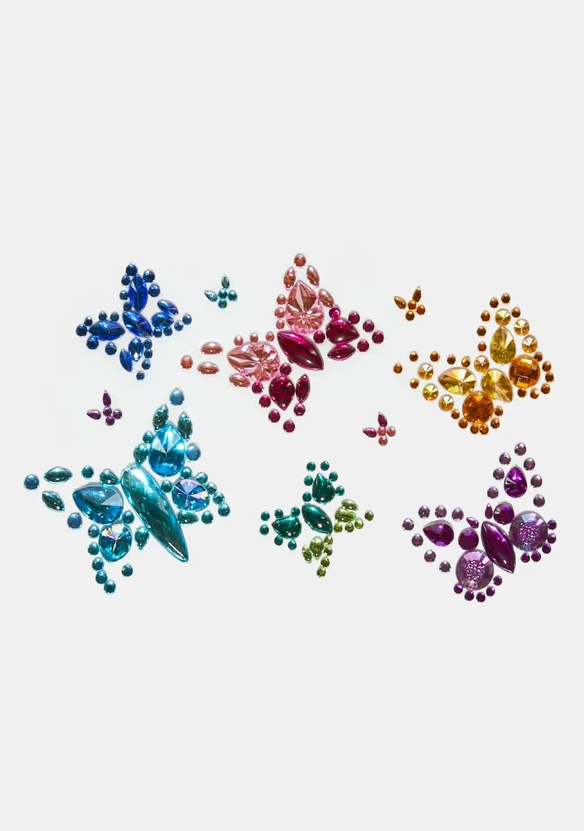 Butterfly Prisms Face & Body Gems