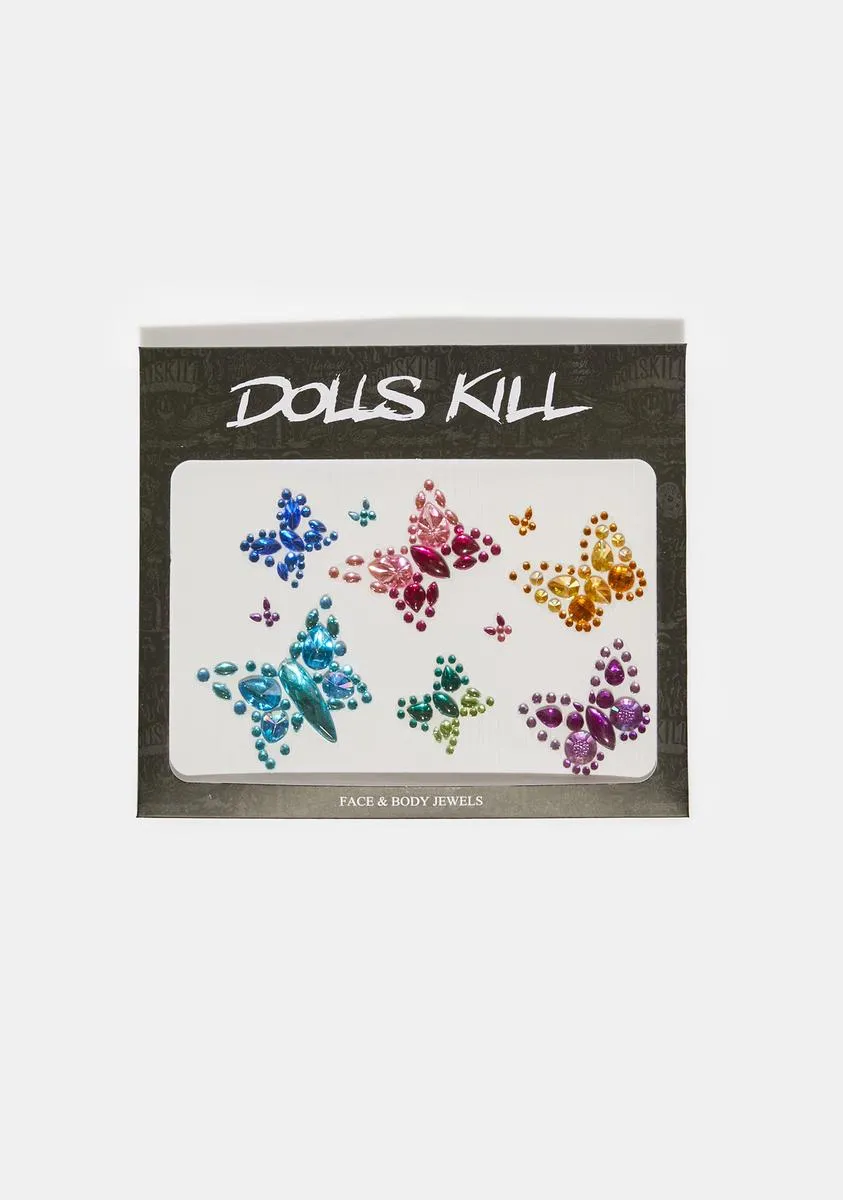 Butterfly Prisms Face & Body Gems