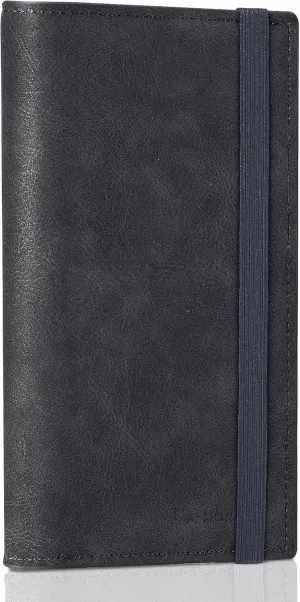 CASMONAL Checkbook Covers for Personal Checkbook Holder RFID Premium Vegan Leather Checkbook Cover for Duplicate Checks