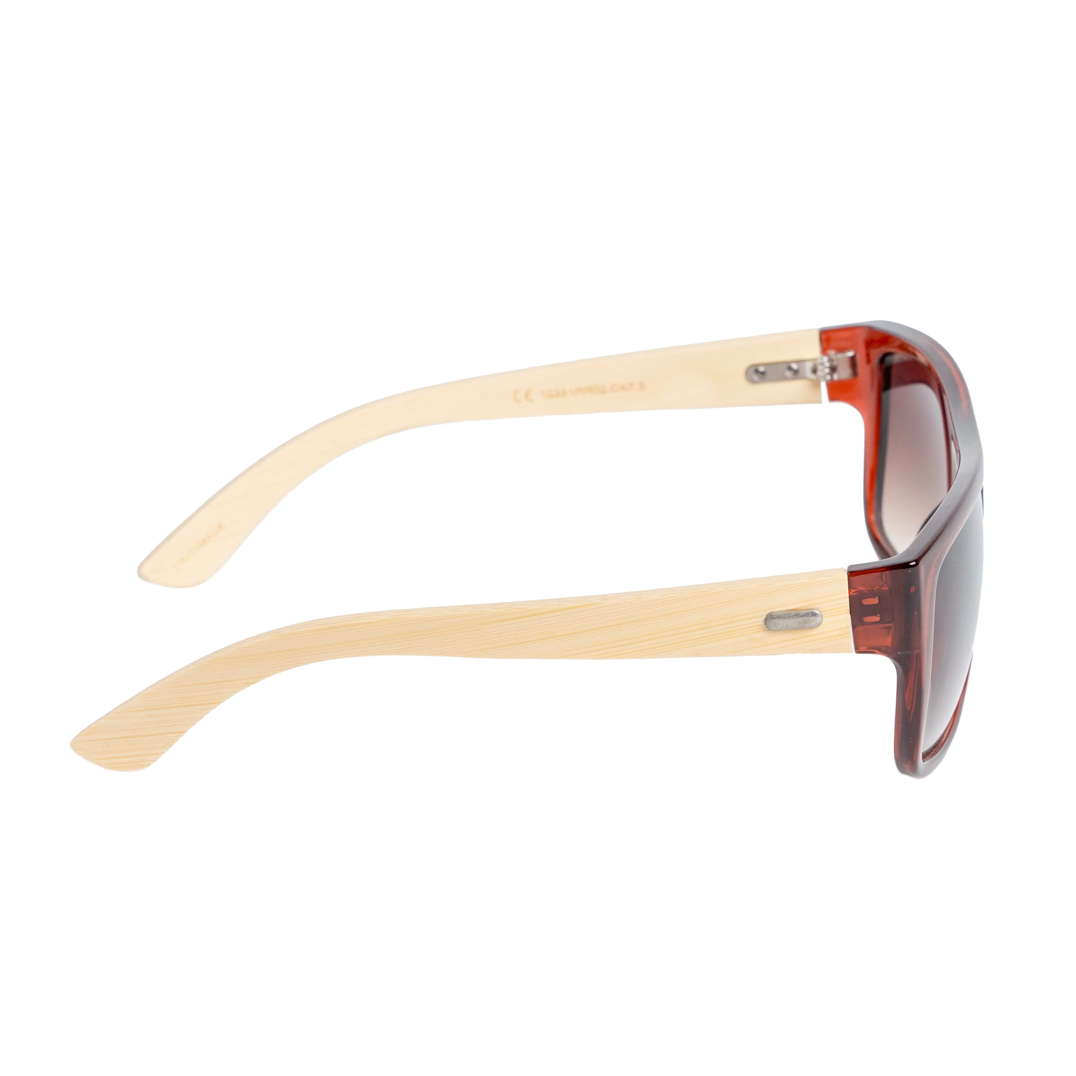Chokore Iconic Wayfarer Sunglasses (Wood & Brown)