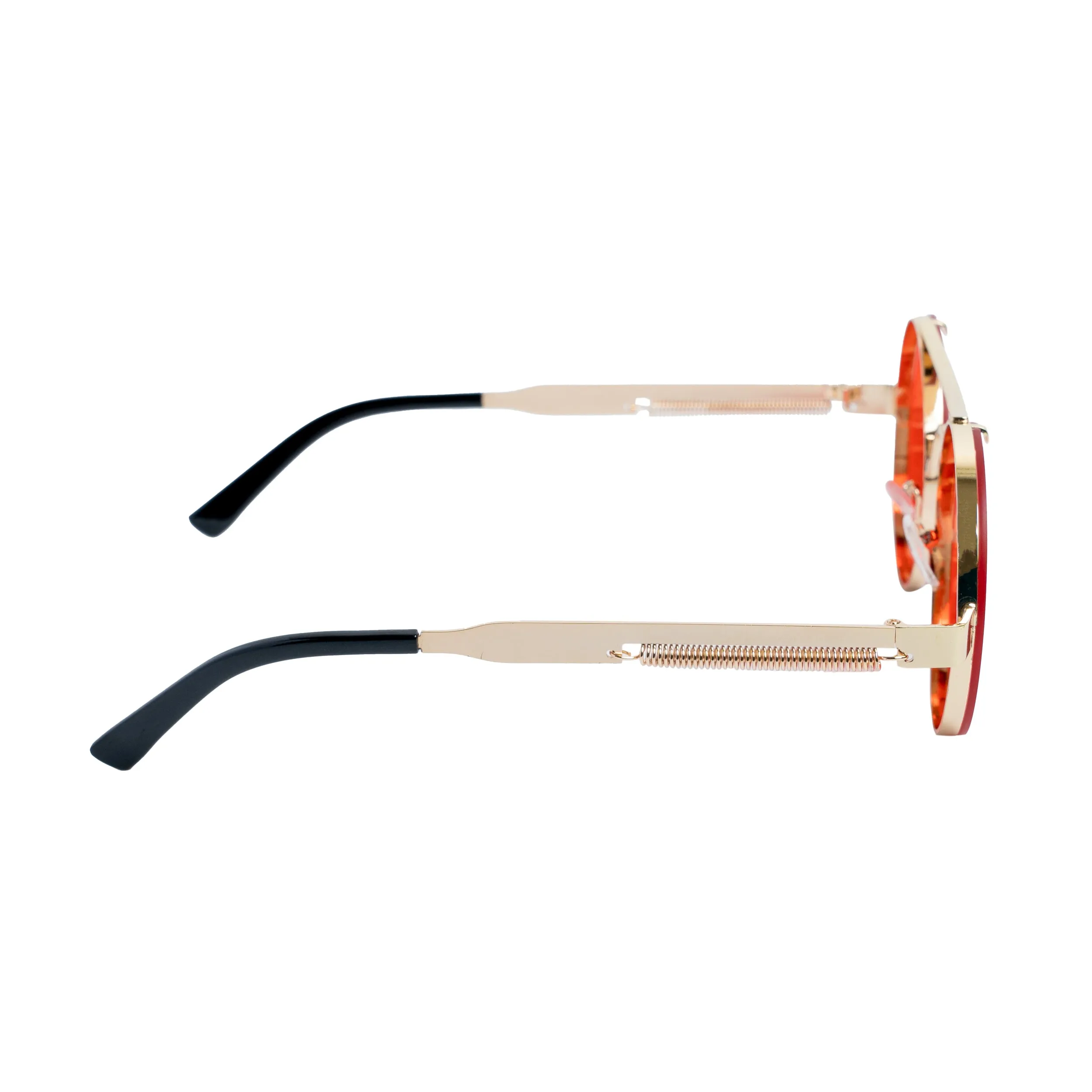Chokore Retro Polarized Sunglasses (Red & Golden)