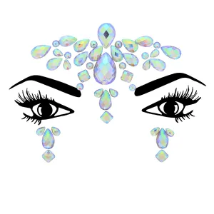 Crystal Stone Face Gems / Jewels - Style H