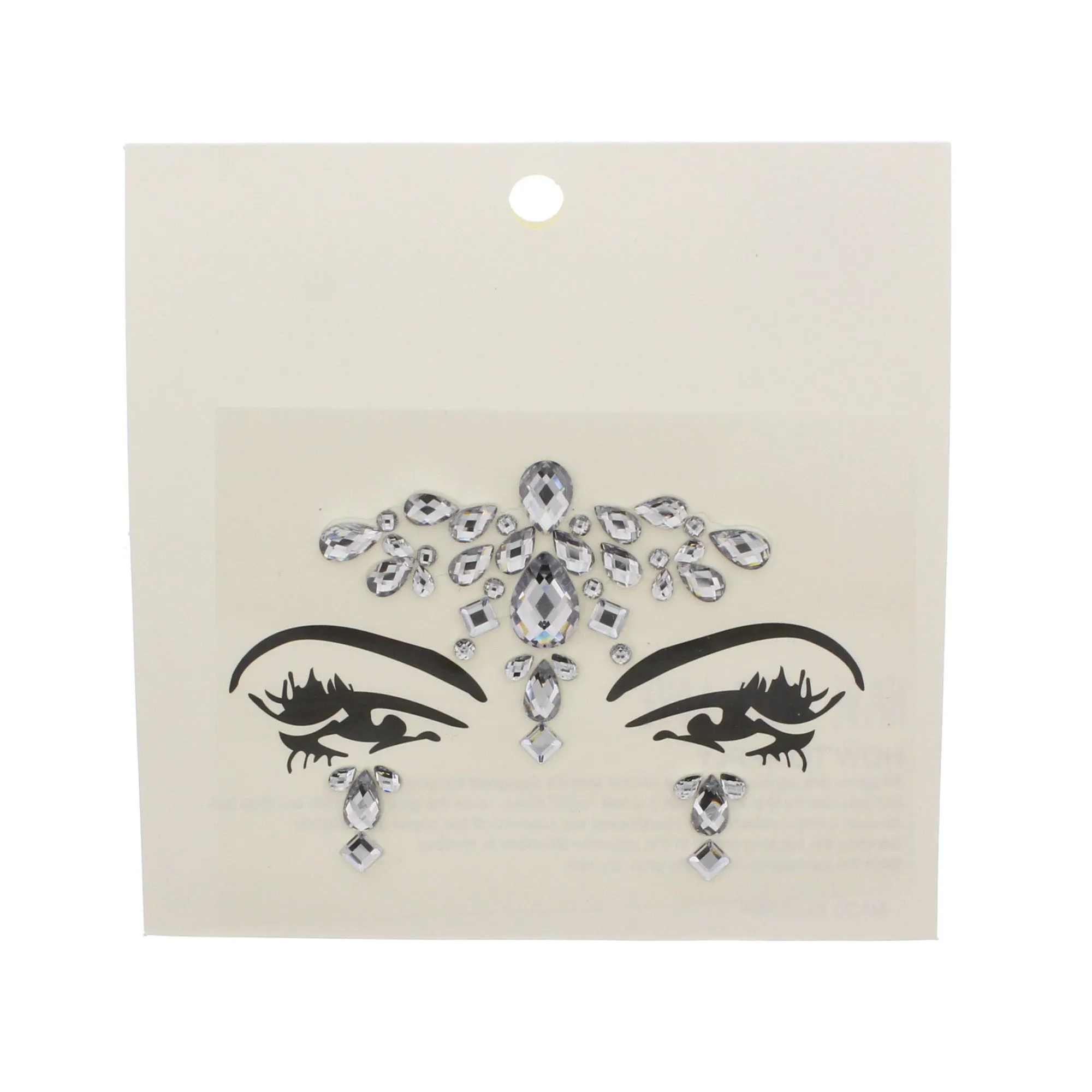 Crystal Stone Face Gems / Jewels - Style H