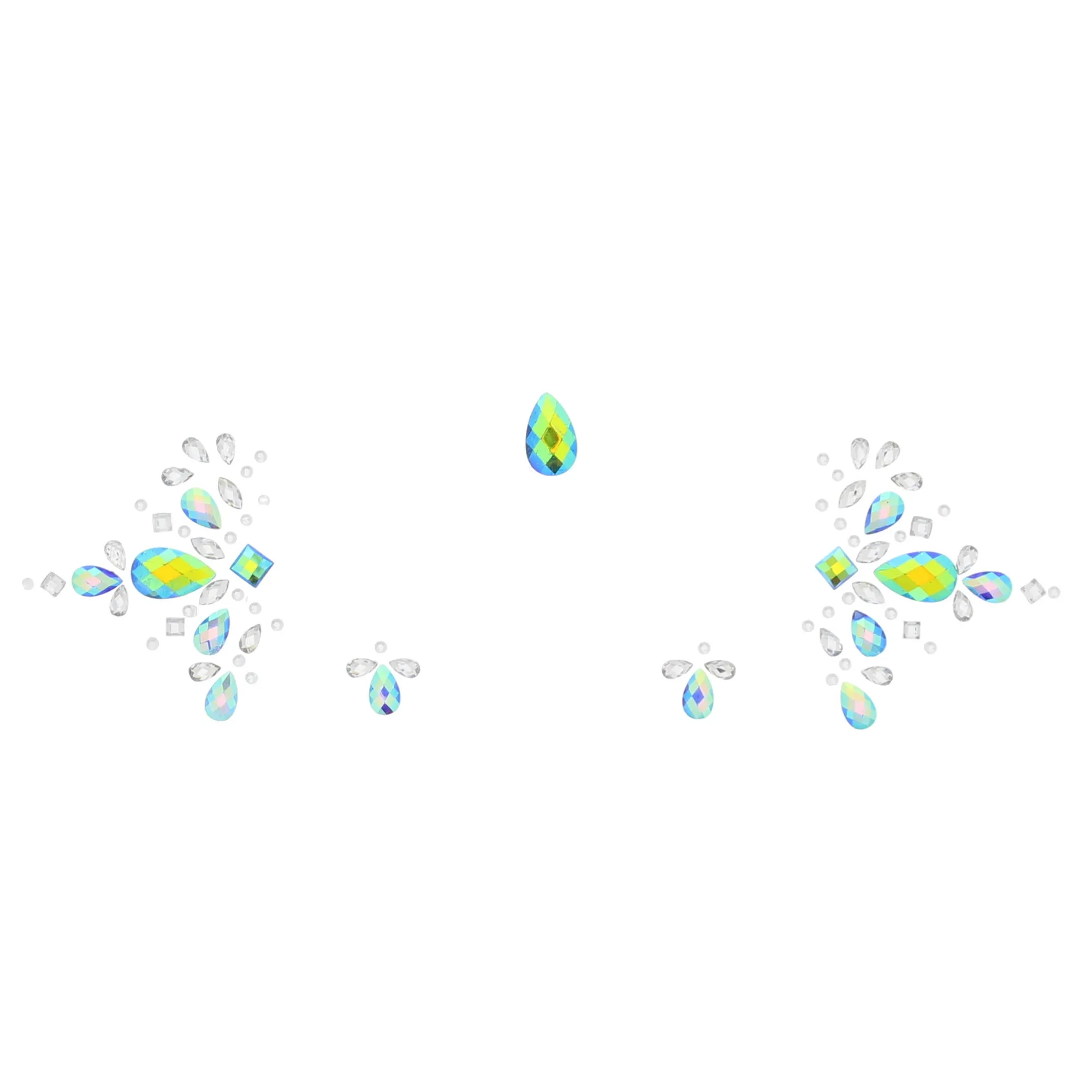Crystal Stone Face Gems / Jewels - Style M