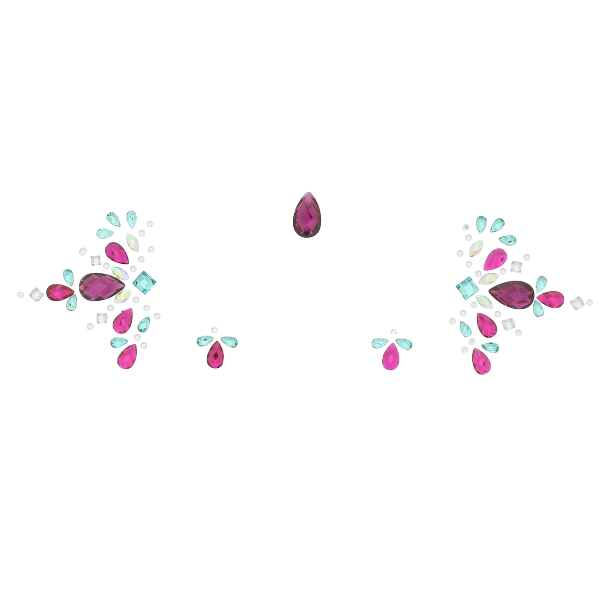 Crystal Stone Face Gems / Jewels - Style M