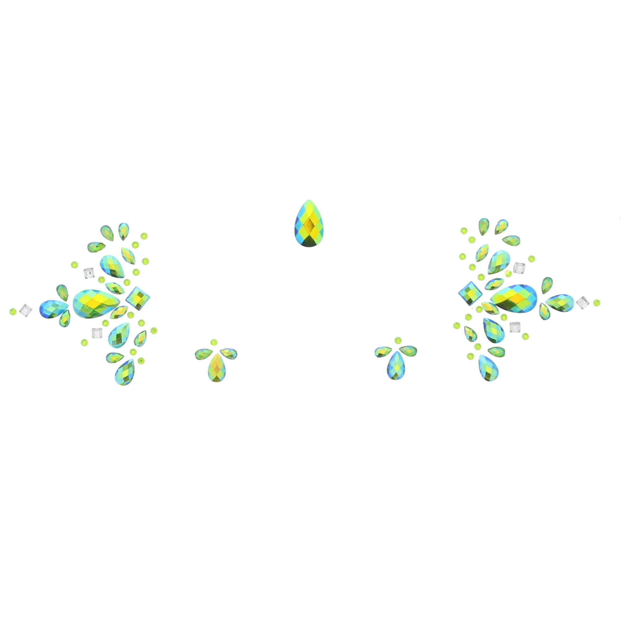 Crystal Stone Face Gems / Jewels - Style M