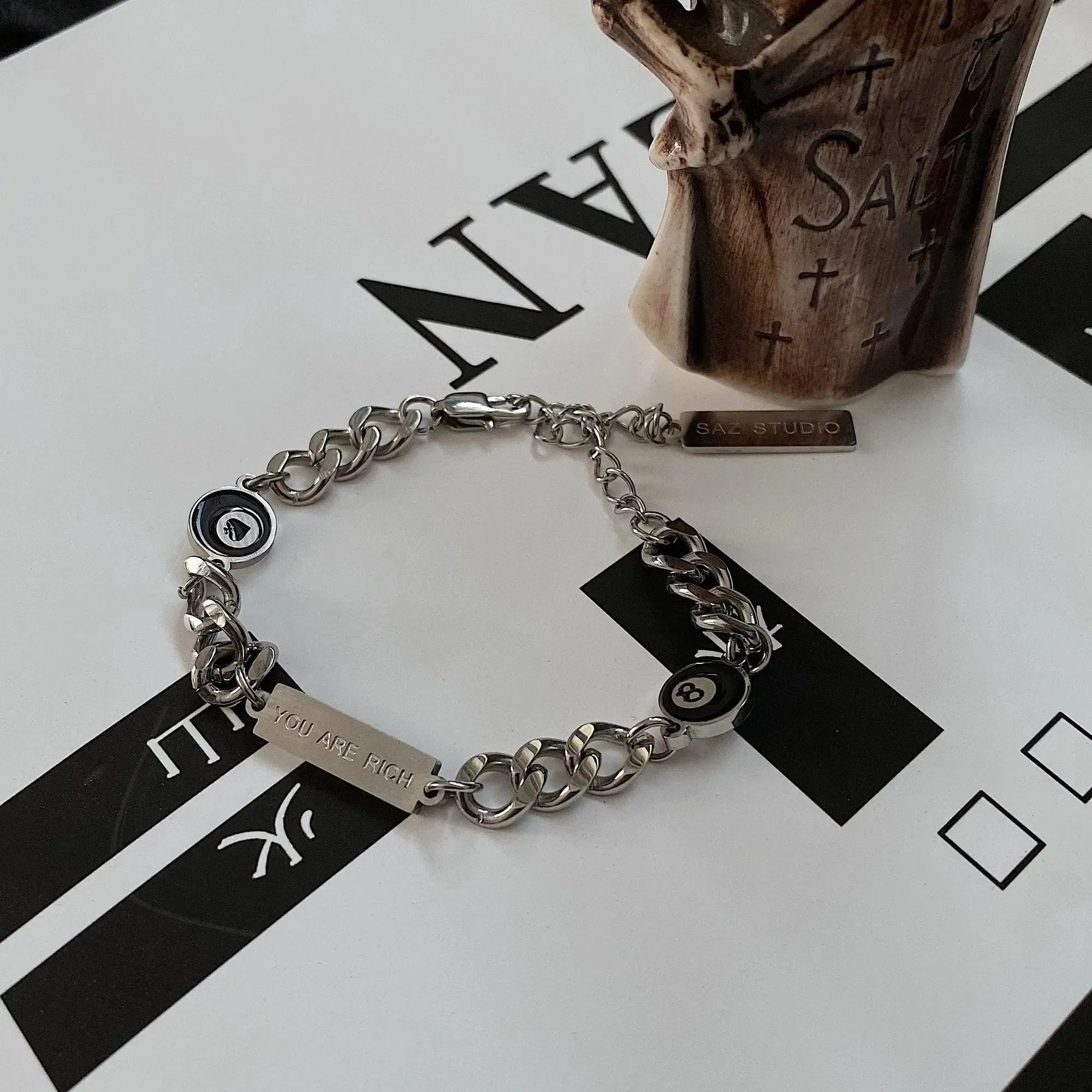 Cuban Chain Splicing Bracelet