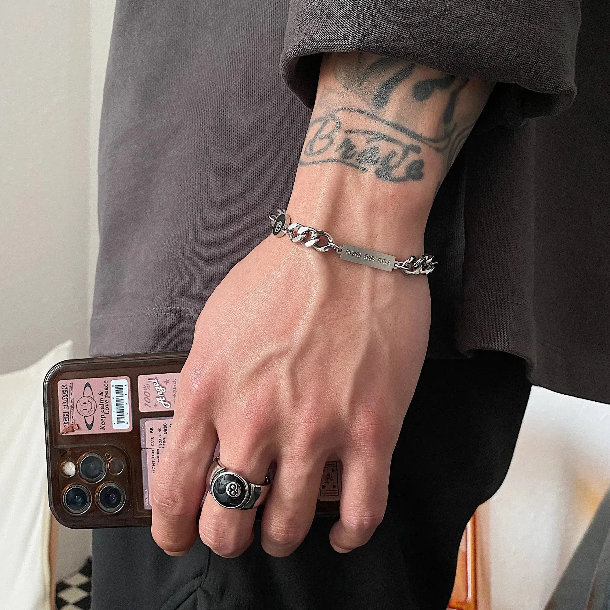 Cuban Chain Splicing Bracelet