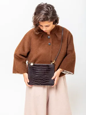 Double Sac Bretelle - Kalamata Croco