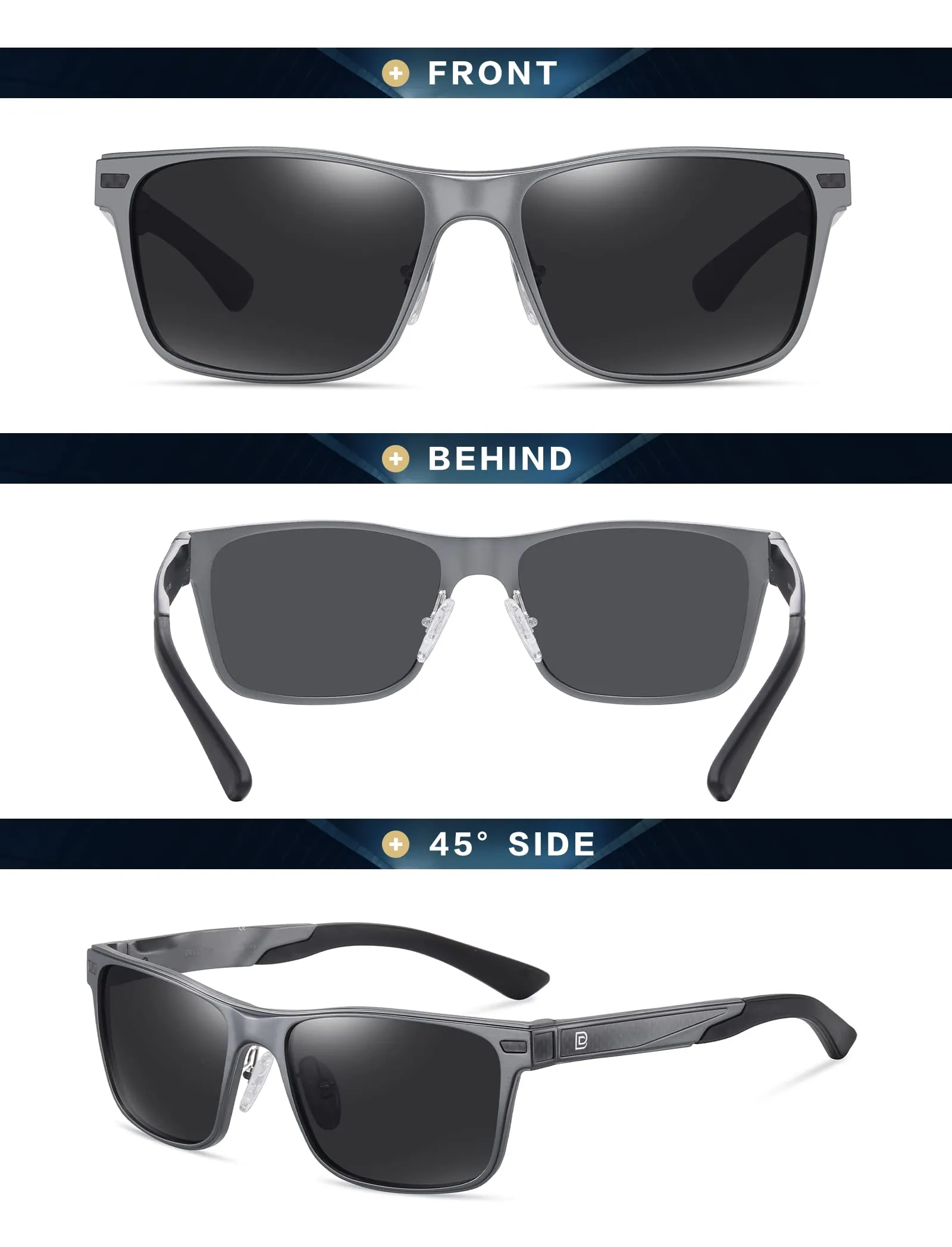 DUCO Polarized Sunglasses Sports Shades 100%UV Protection 8207