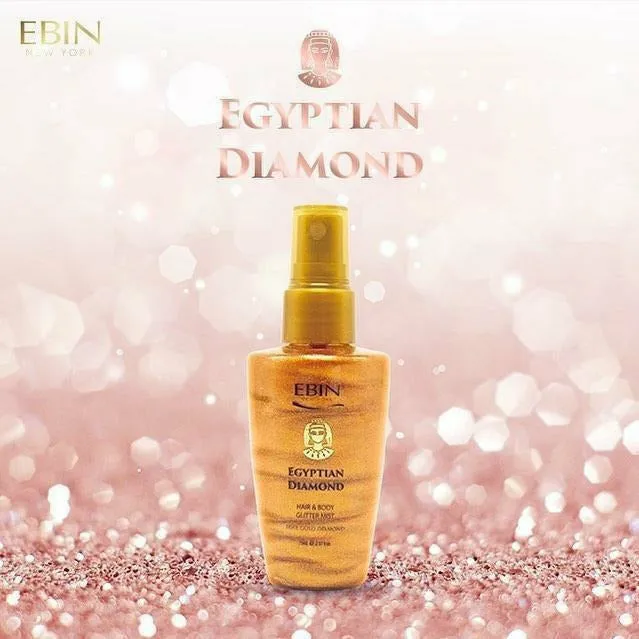 Ebin New York: Egyptian Diamond Hair & Body Glitter Mist - Rose Gold