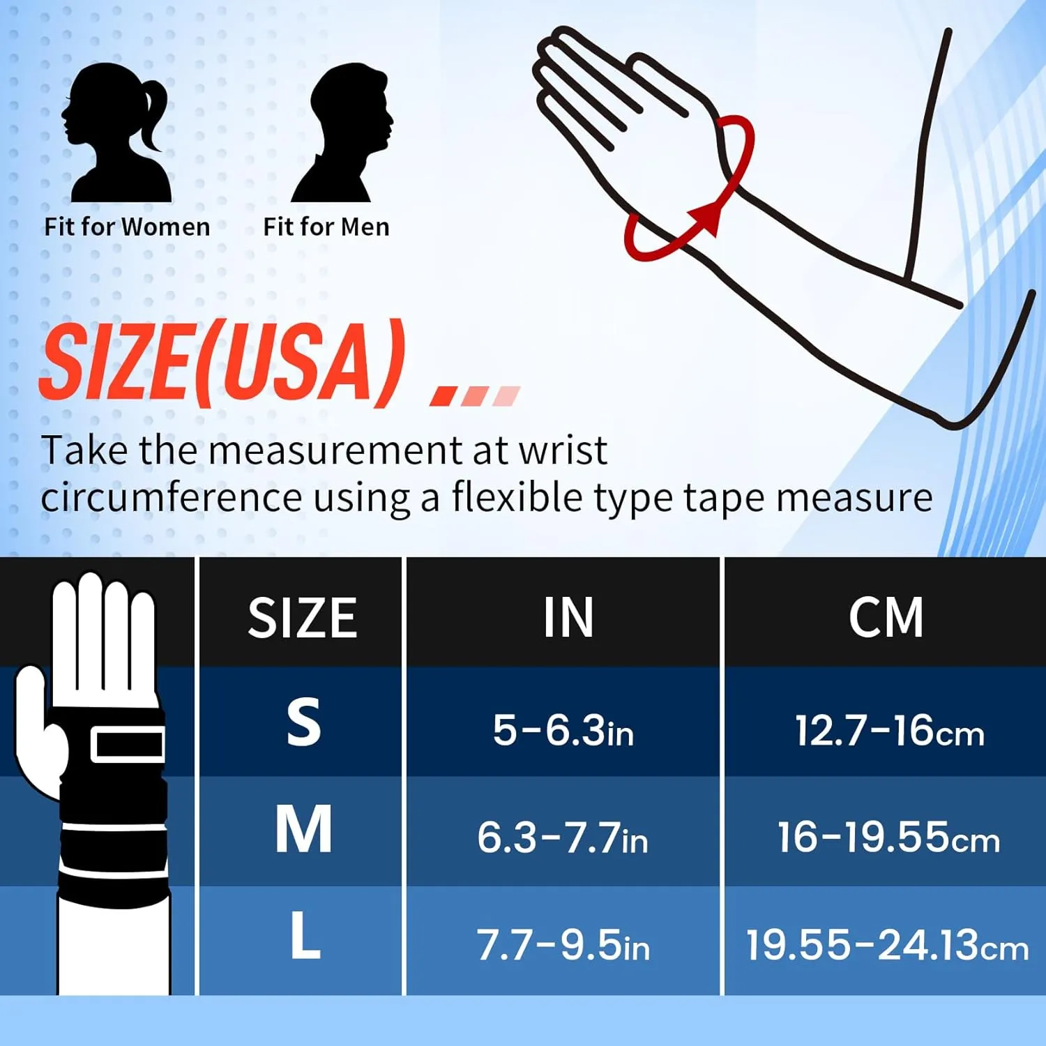 FEATOL 2 Pack Carpal Tunnel Wrist Brace For Work With Wrist Splint, 6.5'' Hand Brace Night Support For Women Men, Pain Relief For Tendonitis, Arthritis, Pregnancy, Typing, Right and Left Hand, Small