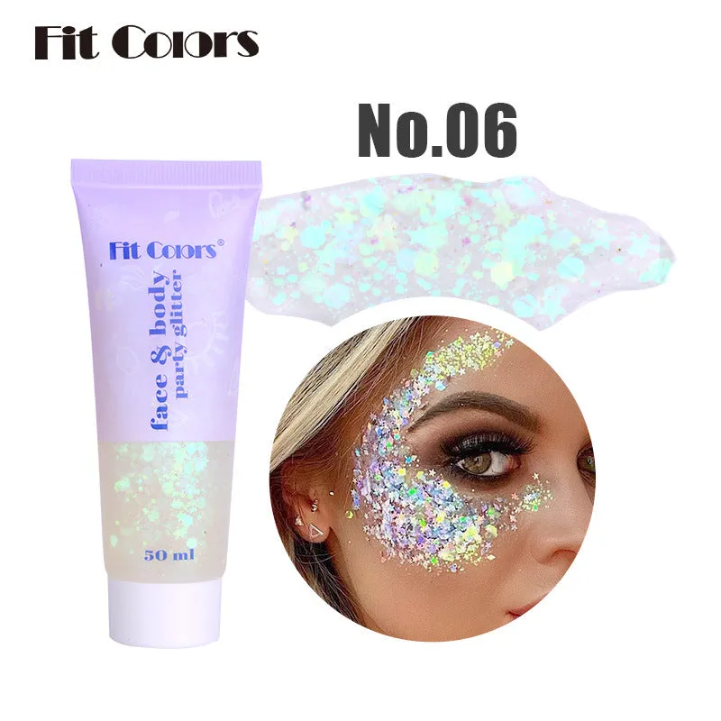 Fit Colors Face & Body Party Glitter