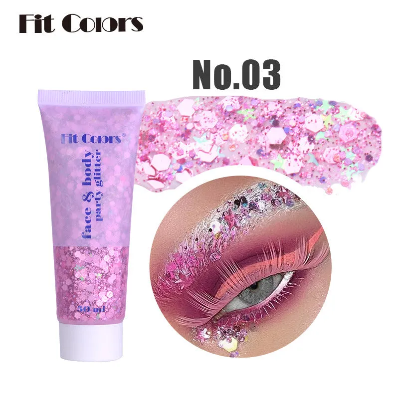 Fit Colors Face & Body Party Glitter