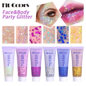 Fit Colors Face & Body Party Glitter