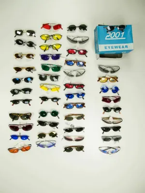Fleek Credit: Vintage Y2K Sunglasses Deadstock Bundle (50 pcs) -- 70%
