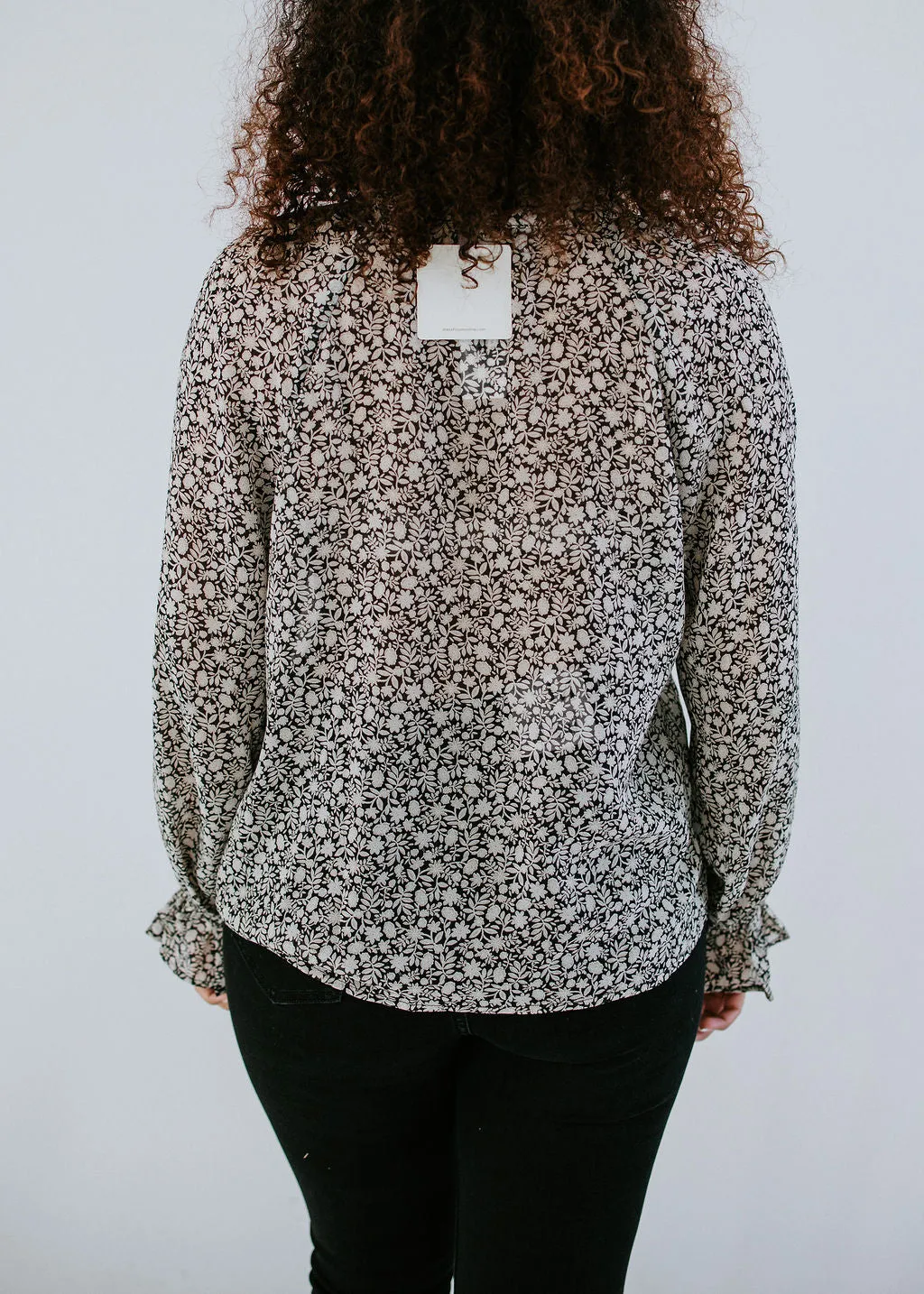Flirty In Floral Blouse