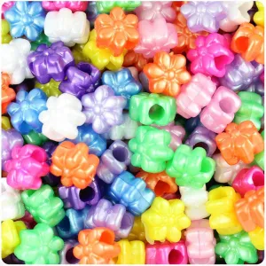 Flower Pony Beads (1/2 lb)