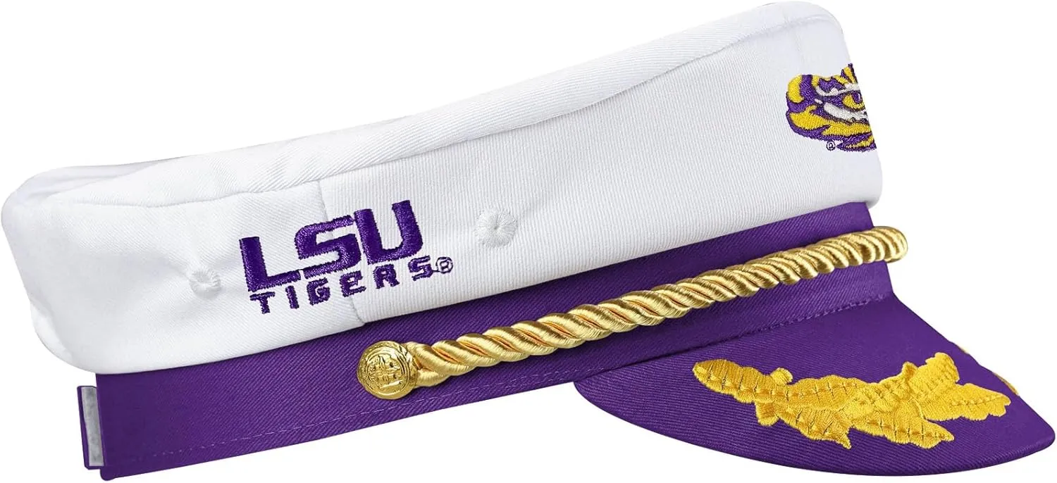 FOCO Men's NCAA College Team Logo Sailing Yacht Boat Captain's Hat