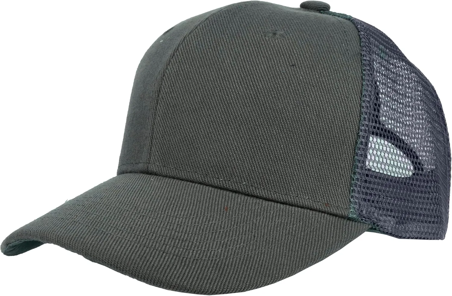 Gelante Mesh Trucker Baseball Cap Snapback Hat Structured Front Panel