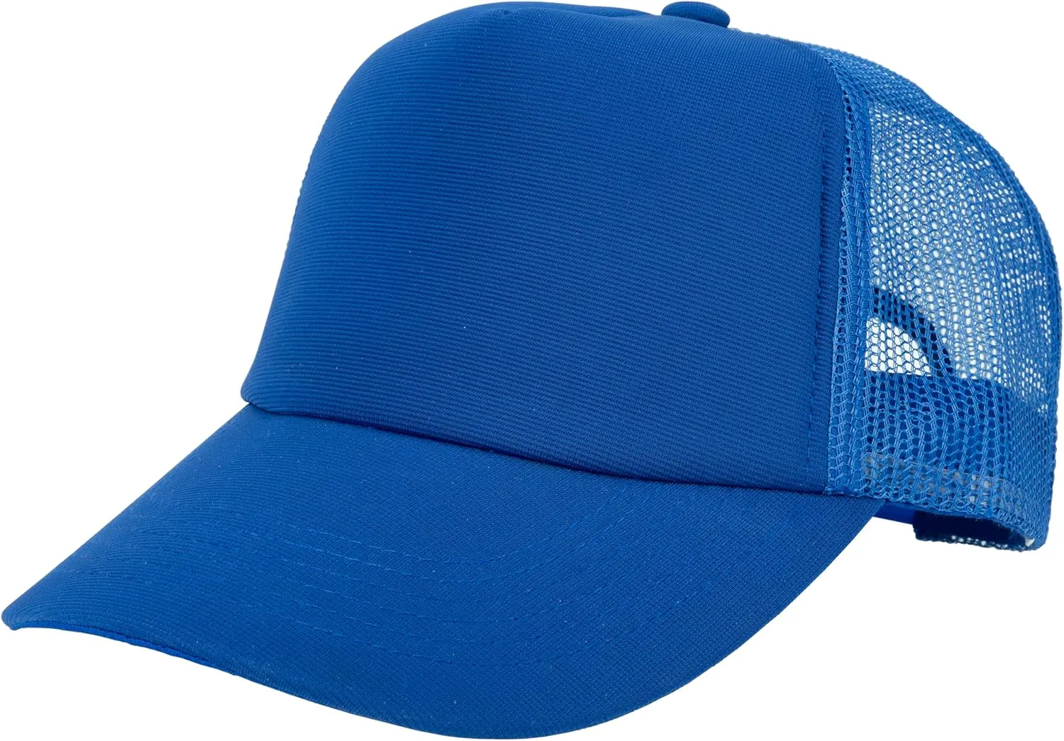 Gelante Polyester Foam Front, Mesh Back 5 Panel Sublimation Trucker Baseball Cap Snapback Hat