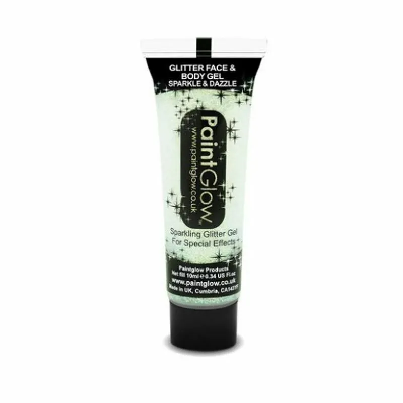 Glitter Body Gels - White
