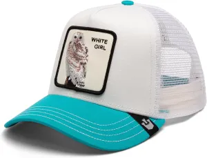 Goorin Bros. The Farm Unisex Original Adjustable Snapback Trucker Hat, Teal (The White Owl), One Size