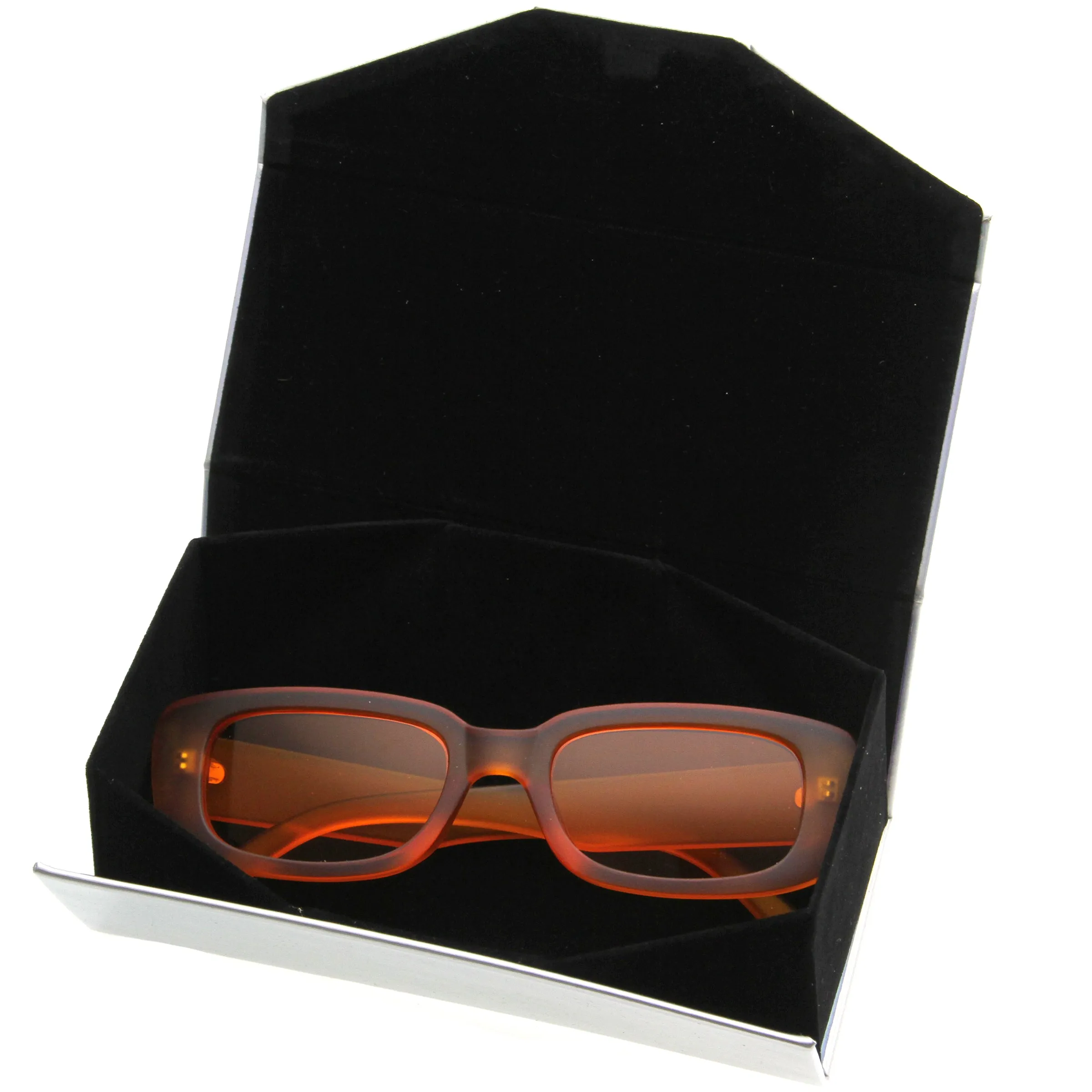 Holographic 6" Fold Up Portable Holo Sunglasses Case D199