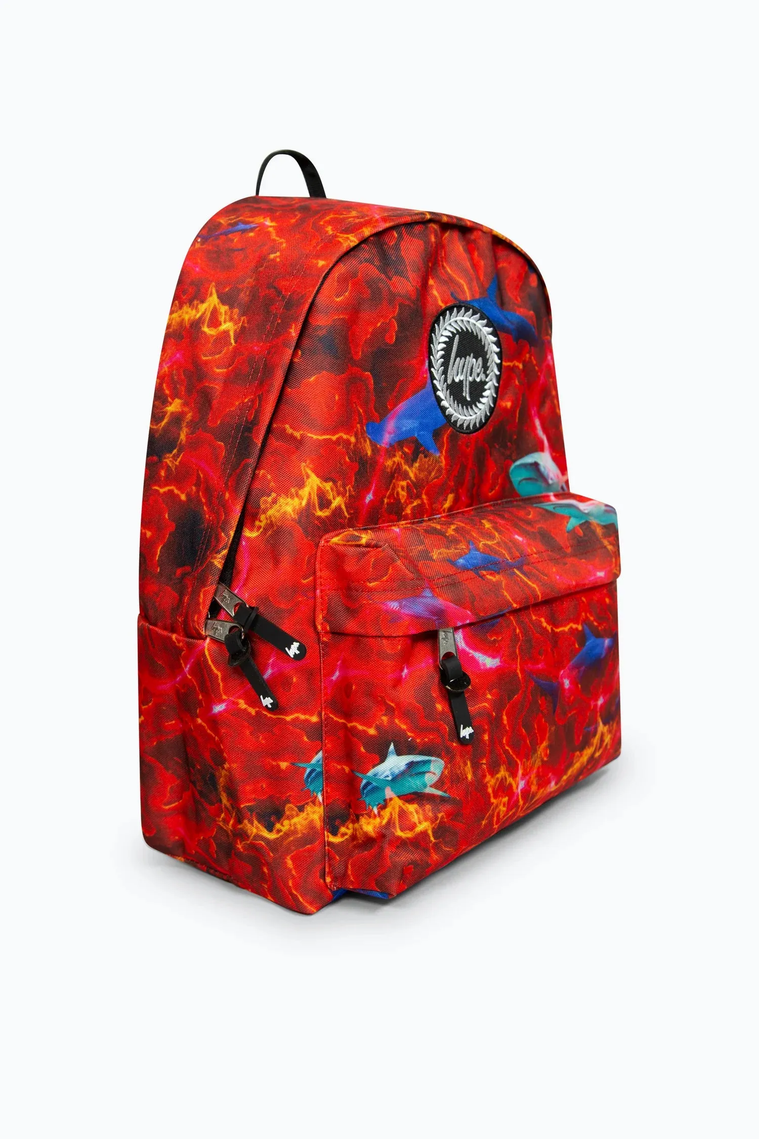 Hype Red Lava Sharks Backpack Xtlr040