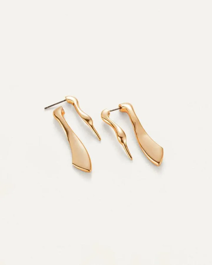 Jenny Bird Lisieux Ear Jackets Gold
