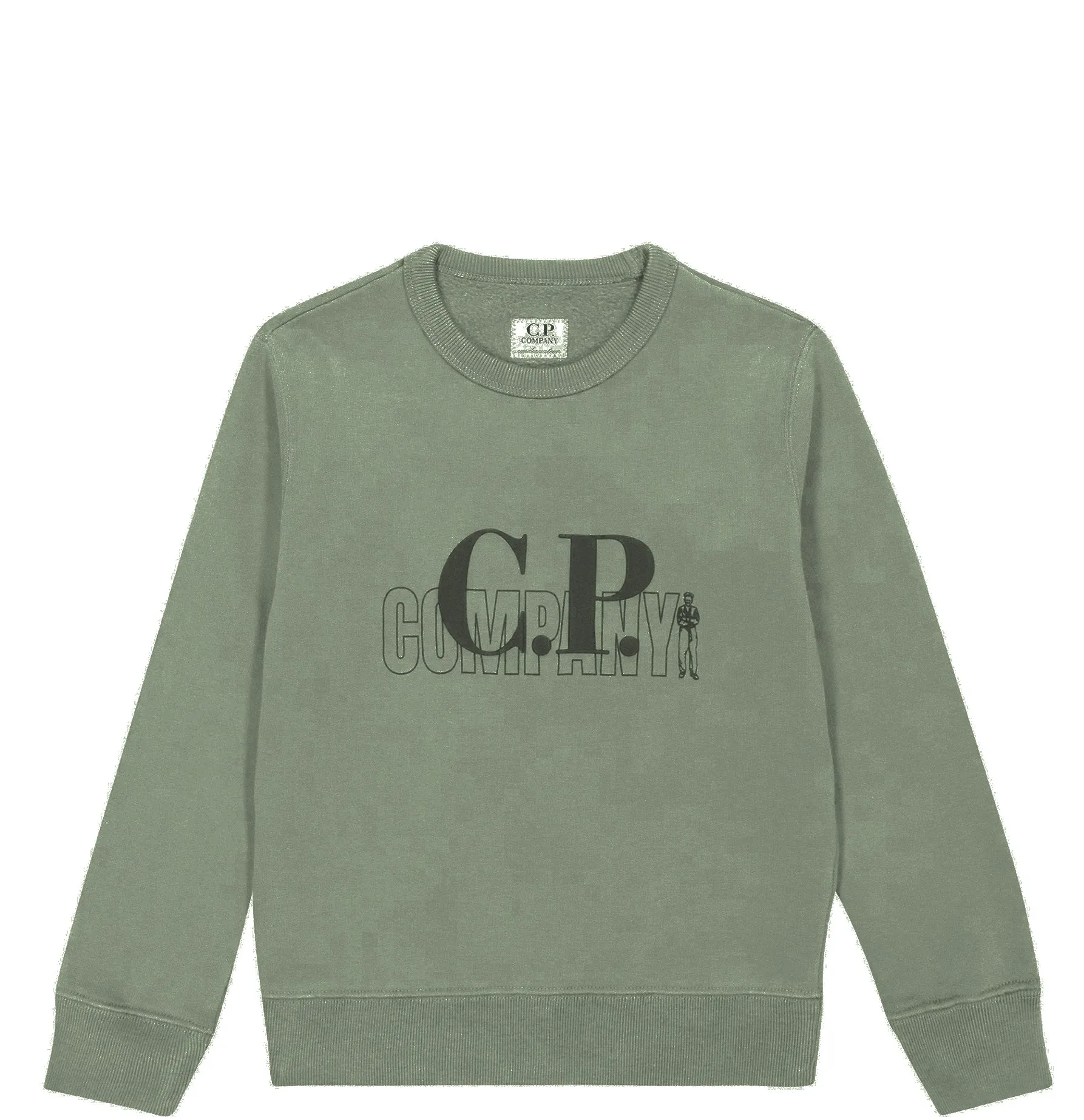 Kids CP Company Khaki Sweatshirt