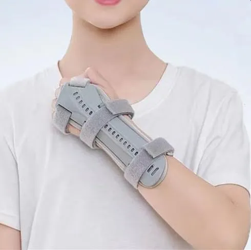 Kids Wrist Brace with Arm Sling Adult Wrist Support Brace Belt Youth Hand Immobilizer Children Night Support to Aid Sprains Strains Tendonitis Carpal Tunnel (Right hand, Large)