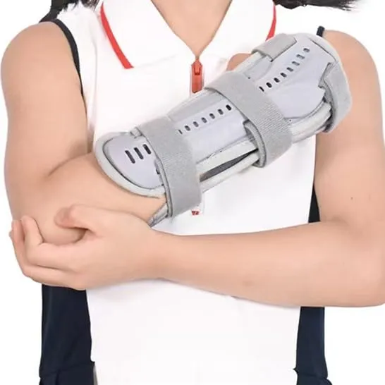 Kids Wrist Brace with Arm Sling Adult Wrist Support Brace Belt Youth Hand Immobilizer Children Night Support to Aid Sprains Strains Tendonitis Carpal Tunnel (Right hand, Large)