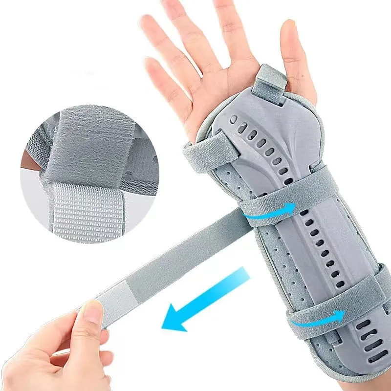 Kids Wrist Brace with Arm Sling Adult Wrist Support Brace Belt Youth Hand Immobilizer Children Night Support to Aid Sprains Strains Tendonitis Carpal Tunnel (Right hand, Large)