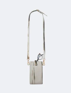 LEATHER PHONE POUCH TIE DYE