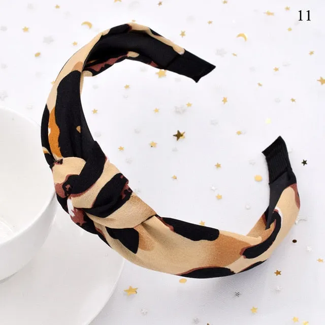 Leopard Pattern Hair Band Snake Animal Print