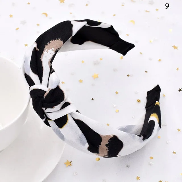 Leopard Pattern Hair Band Snake Animal Print