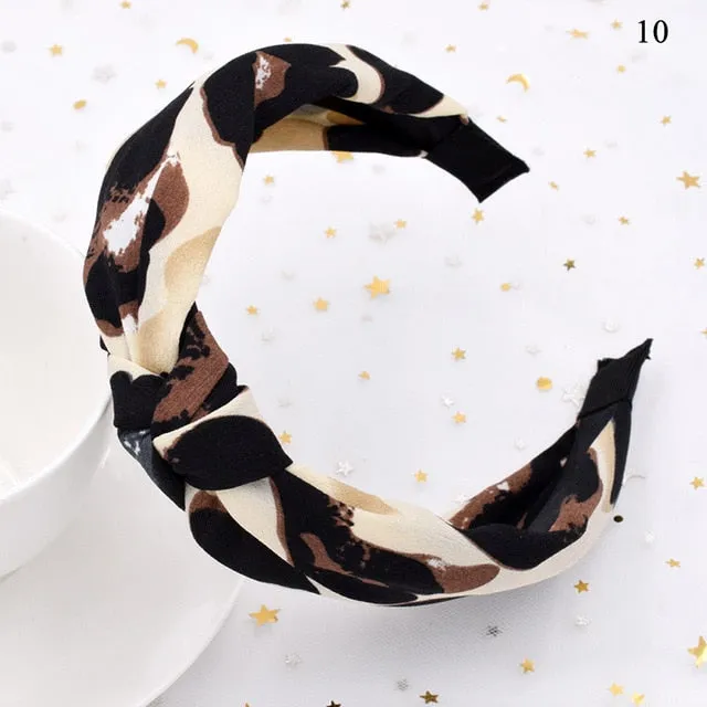 Leopard Pattern Hair Band Snake Animal Print
