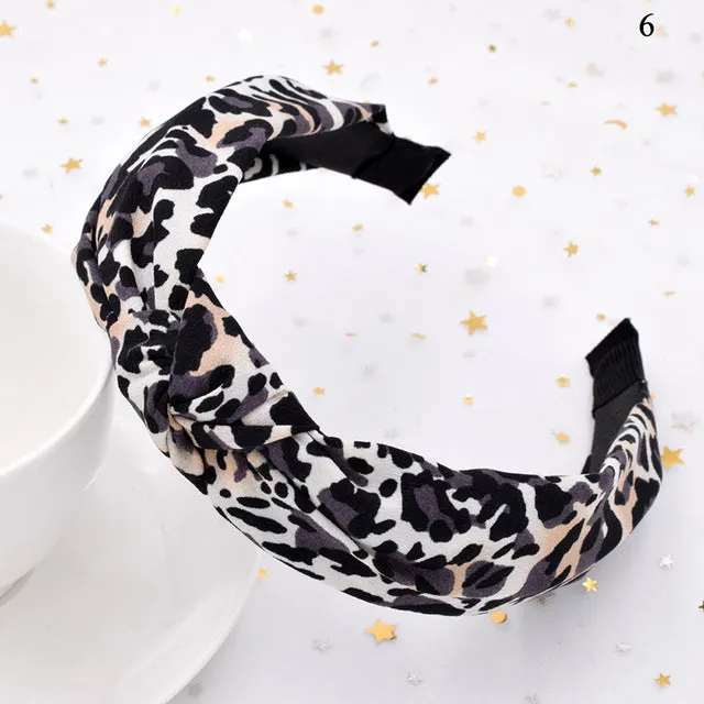 Leopard Pattern Hair Band Snake Animal Print